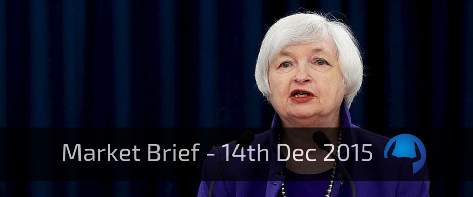 Read more about the article Market Brief – Monday 14th December 2015