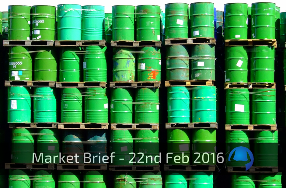 Read more about the article Market Brief – Monday 22nd Feb 2016