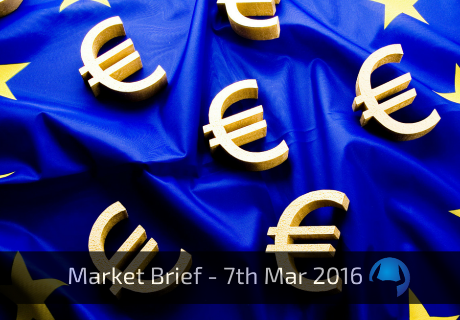 Read more about the article Market Brief – Monday 7th Mar 2016