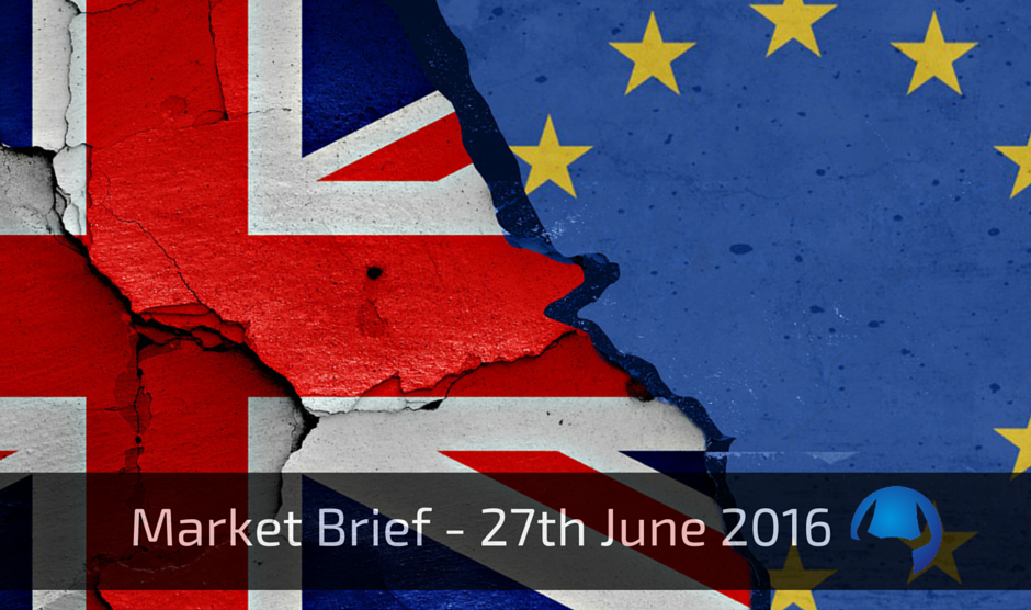 Read more about the article Market Brief – Monday 27th June 2016