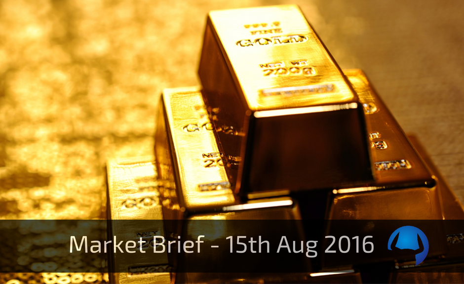 Read more about the article Market Brief – Monday 15th August 2016