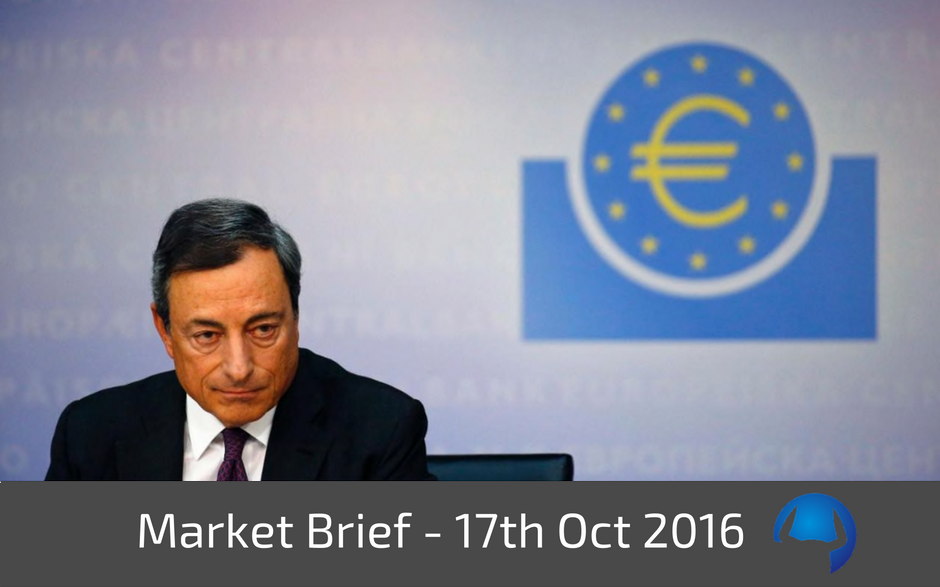 Read more about the article Market Brief – Monday 17th October 2016