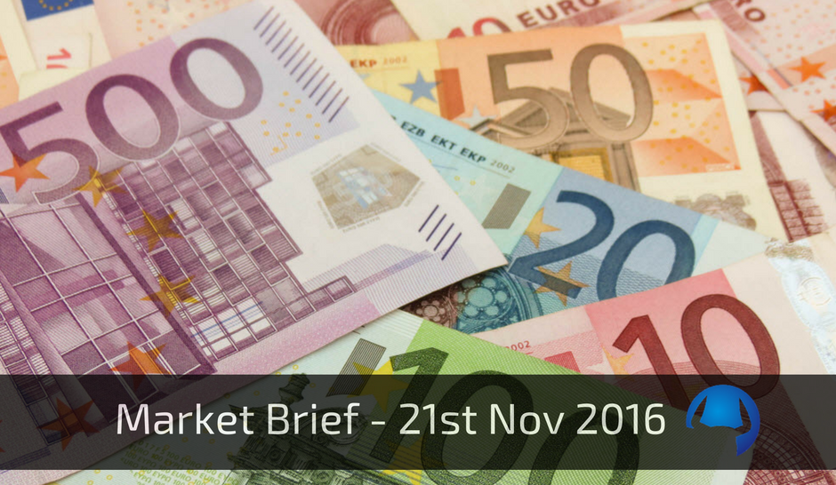 Read more about the article Market Brief – Monday 21st November 2016