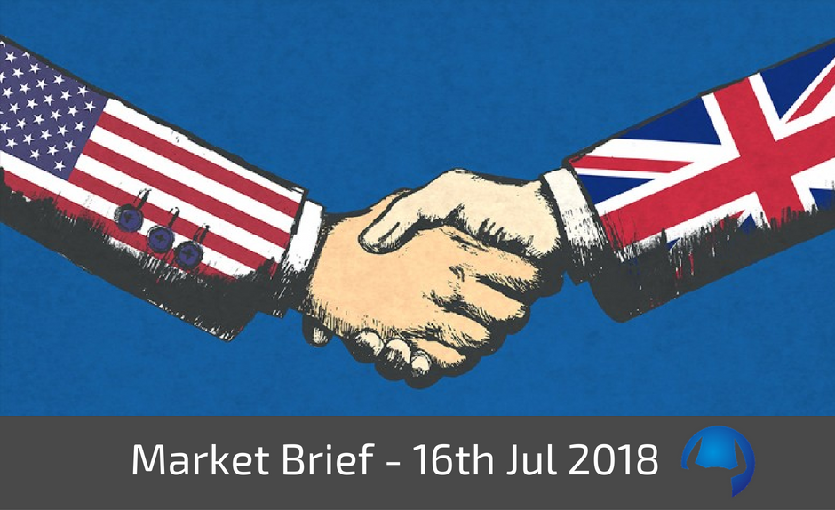 Trade View Investments Weekly Market Brief 16th July 2018