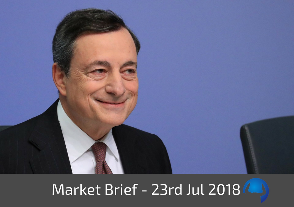 Read more about the article Market Brief – Monday 23rd July 2018