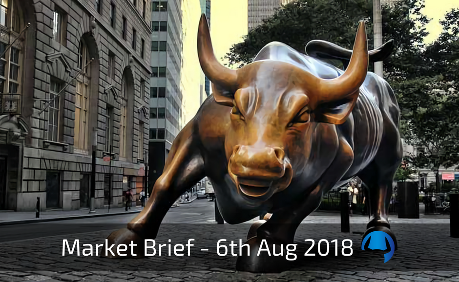 Read more about the article Market Brief – Monday 6th August 2018