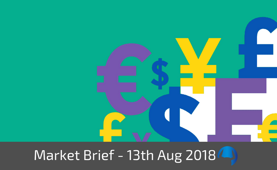 Read more about the article Market Brief – Monday 13th August 2018