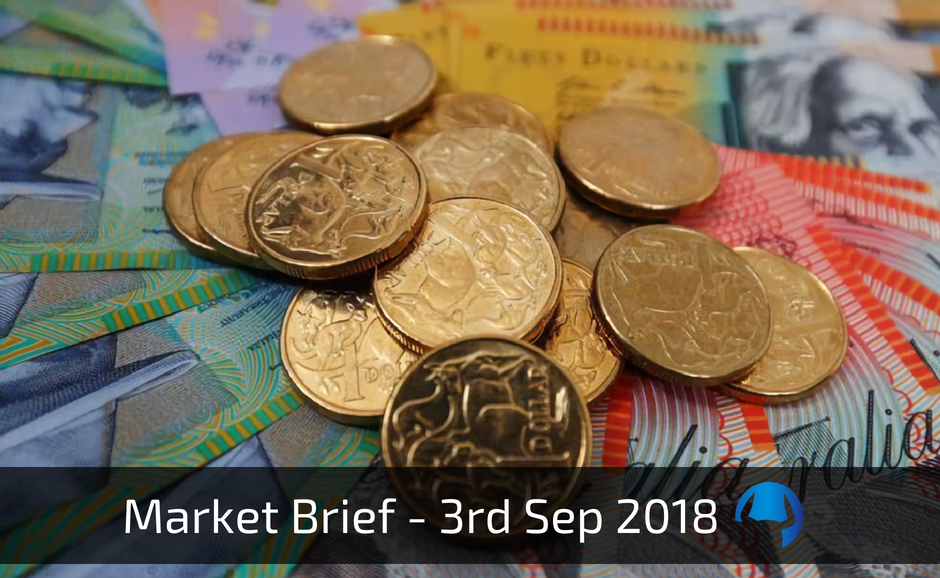 Read more about the article Market Brief – Monday 3rd September 2018