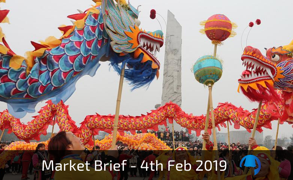 Read more about the article Market Brief – Monday 4th February 2019