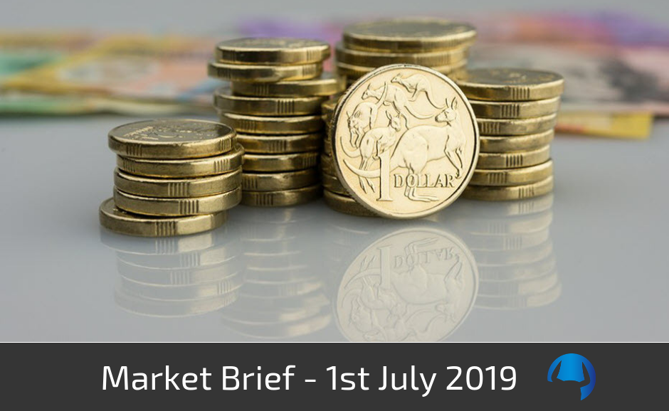 Read more about the article Market Brief – Monday 1st July 2019