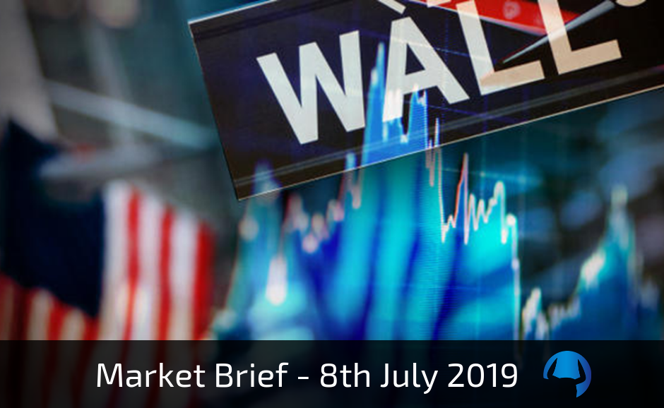 Read more about the article Market Brief – Monday 8th July 2019