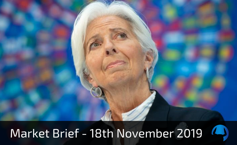 Read more about the article Market Brief – Monday 18th November 2019