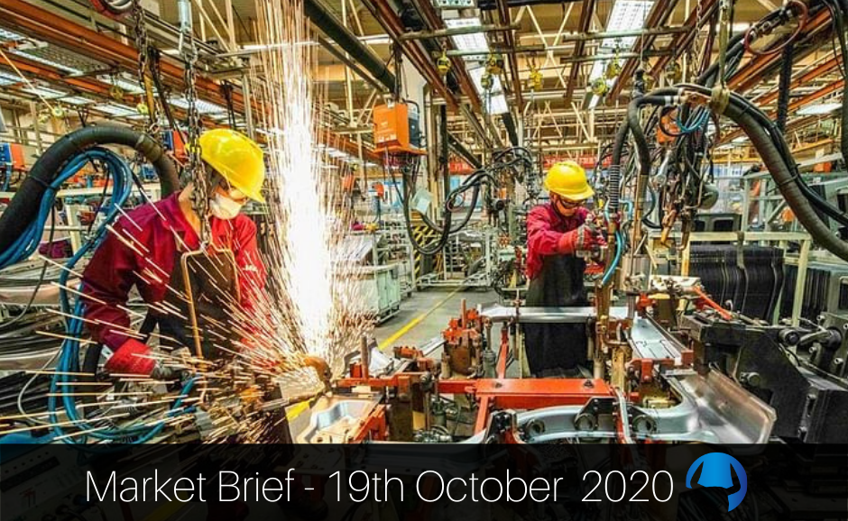 Read more about the article Market Brief – Monday 19th October 2020